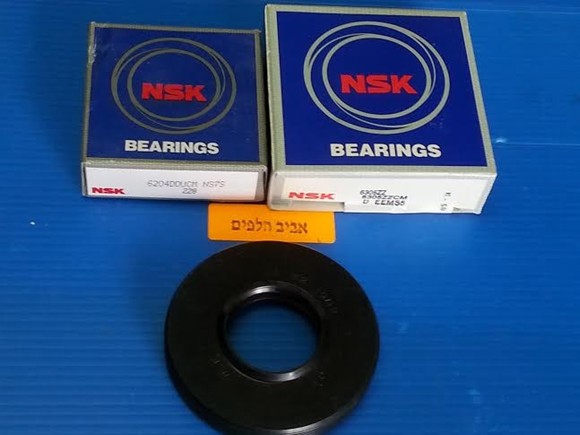 סט מסבים, לגרים למכונות כביסה בוש WAE20060EE,WAE20260 ועוד, לבוש וסימנס וקונסטרוקטה ,מקט 000255