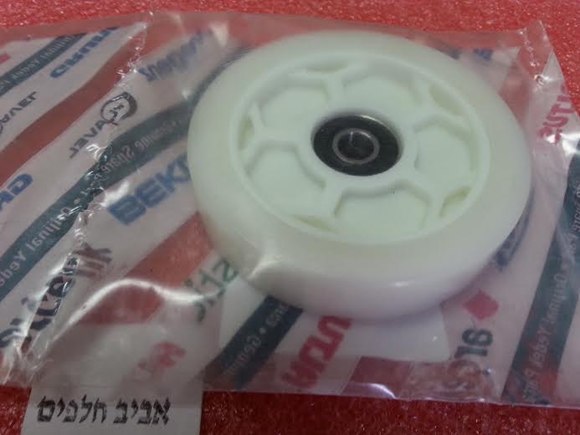 גלגל תומך דוד למייבשי כביסה בקו DCU9330X, DC7110, בלומברג TKF8431A ועוד דגמים, מקט 012554 / 012889