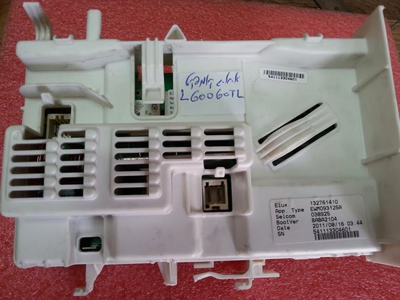 לוח ,כרטיס אלקטרוני למכונת כביסה אאג פתח עליון L60060TL, מקט CA157