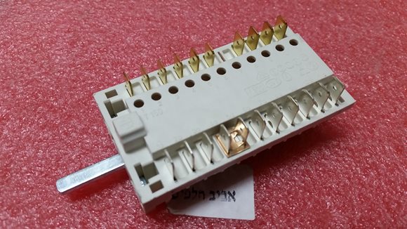 סלקטור, בורר 9 מצבים לתנורי אפיה DE LONGI NDB6565X, NDS-576X, NDS970X ,NDB433X NDB432AV,NDS920X, NDS577AV ועוד , אלקטרה מיסטר DX4 ועוד, מספר על הסלקטור 050028.1 או 3095/4 מקט 005576