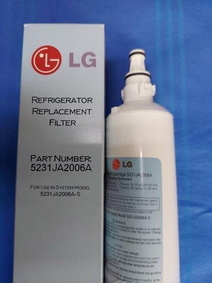 פילטר למקרר L.G 5231JA2006A/B, LT600P דגמי GR277, GR238, GRL258, GRF259,FRL25, מקט REF1003