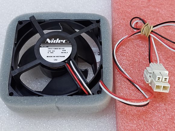 מנוע מאורר 3 מגעים למקרר סמסונג RL67SBSH/SW/TS/VB, RT29FAJEDWW ועוד דגמים 12VDC, 0.16A מספר U92C12MS1B3-52 מקט U92C12M