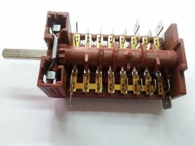 בורר לתנורי אפיה סאוטר, לופרה MX-66 ,MSG96MF/CI,MSBIG96MFT/CI ,M11X10 מגעים מצב תוכניות 10+1,מספר על הבורר 810802 או 810802K , מקט 007403