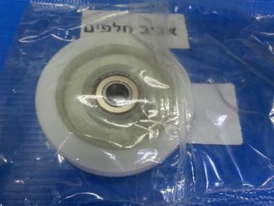 גלגל תומך דוד למייבשי אלקטרולוקס EDC78550W , EDP2074PED, EDE77550W ועוד, זנוסי ZTK123 , ZTA250, אאג T75280AC,T36800, T6DBG821 ,56800 ועוד דגמים, מקט 008487