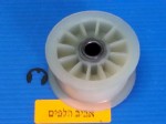 גלגל מתיחה מקורי למייבשי כביסה ווירפול AZB8670,AZB7670, בוש WTE84123 ועוד דגמים ,מקט 011806