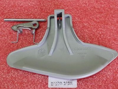 ידית דלת עפורה למכונות כביסה אינדסיט AWDE7125,IWE7125 , מקט 011922
