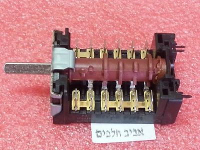 בורר, סלקטור 3+1 תוכניות לתנורי אפיה קינג K22CN ועוד דגמים, סאוטר TDS680, TDS680X, TSD680B ועוד דגמים ועוד תנורים, מספר סידורי על הבורר 502018900 , 820507K , מקט 012567