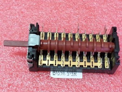 בורר תוכנויות, 9 מצבים לתנורי אפיה סאוטר TSF6609,TS6660IV, TSF6608X ,לופרה, וטכנו גז P2X66E4VC ועוד תנורים,5/10 מגעים, מספר הבורר 891001K ,891001 502006201 מקט 012455