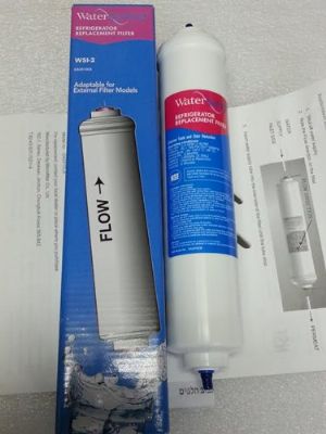 2מסנני מים למקררי אמנה, ג'נרל אלקטריק, מייטג, באוקנט, LG , בקו, בוש,סמסונג ועוד. תוצרת WATER SENTINLE עם תו תקן NSF מטהר מים מודל WSI-2 מחיר יחידה 95 ש"ח מחיר זוג 170 ש"ח מק"ט WSI-2