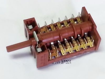 בורר 5+1 מצבים 7/7 מגעים לתנורי אפיה נרדי מספר דגמים, מספר רשום על הבורר 860611, C905/126 ,מקט 012938