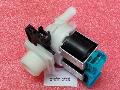 ברז מגנטי כפול עם כרטיס אלקטרוני למכונות כביסה קונסטרוקטה CWF10S10IL, CWF14W47IL/14, בוש WAW24460IL/09, WAP28360IL/50, סימנס WM12S468ME ועוד דגמים ,מקט 008319