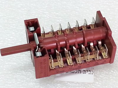 בורר תוכניות 7 מצבים 7/7מגעים לתנור אפיה נרדי ועוד, מספר רשום על הבורר 870628 מקט 012935