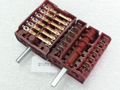 בורר תכניות 7 /7 מגעים ,7מצבים לתנורי אפיה לה קאזה, בלרס ועוד, רשום על הבורר BC6-12 מקט BE39255