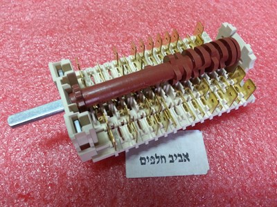 בורר תכניות 10מצבים לתנורי אפיה קונסטרוקטה CF232253 ועוד דגמים, מספר רשום על הבורר 15HE-016,   1115-P מקט 013293