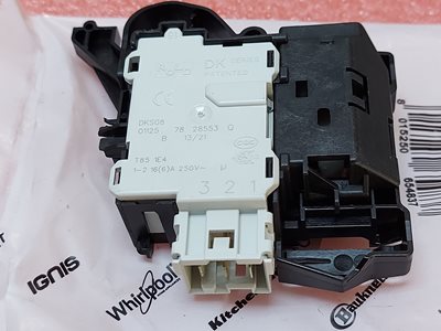 מפסק דלת למכונת כביסה וירפול FWF71053WIL, FWF71053WIL, FFB8248BVIL , FFB8248BV, FWG81284W ועוד דגמים, מקט 014293