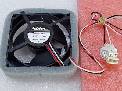 מנוע מאורר 3 מגעים למקרר סמסונג RL67SBSH/SW/TS/VB, RT29FAJEDWW ועוד דגמים 12VDC, 0.16A מספר U92C12MS1B3-52 מקט U92C12M