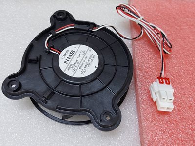 מנוע 3 חוטים פלג כפול למקרר סמסונג RT62X7040 ועוד דגמים 12035GE-12M-YT הספק 12VDC 0.26A מקט AV12035GE